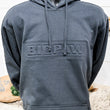 Load image into Gallery viewer, Big Paw Block Embossed Hoodie