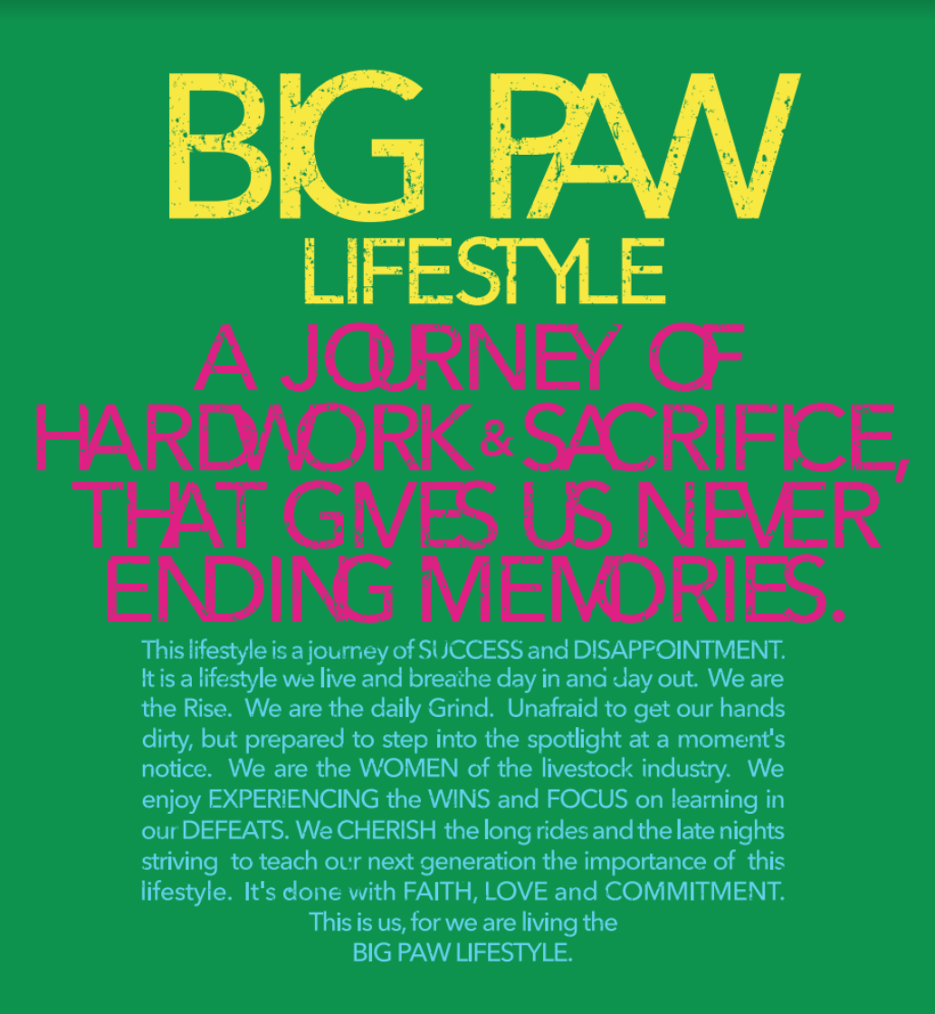 Ladies WE ARE BIG PAW Hoodie Big Paw Lifestyle