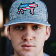 Load image into Gallery viewer, All-American Pig Embroided Hat