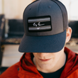 Load image into Gallery viewer, BP Script Silver Line Patch Hat