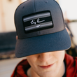 Load image into Gallery viewer, BP Script Silver Line Patch Hat