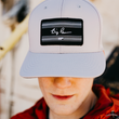Load image into Gallery viewer, BP Script Silver Line Patch Hat