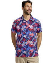 The Flags & Floral Golf Shirt
