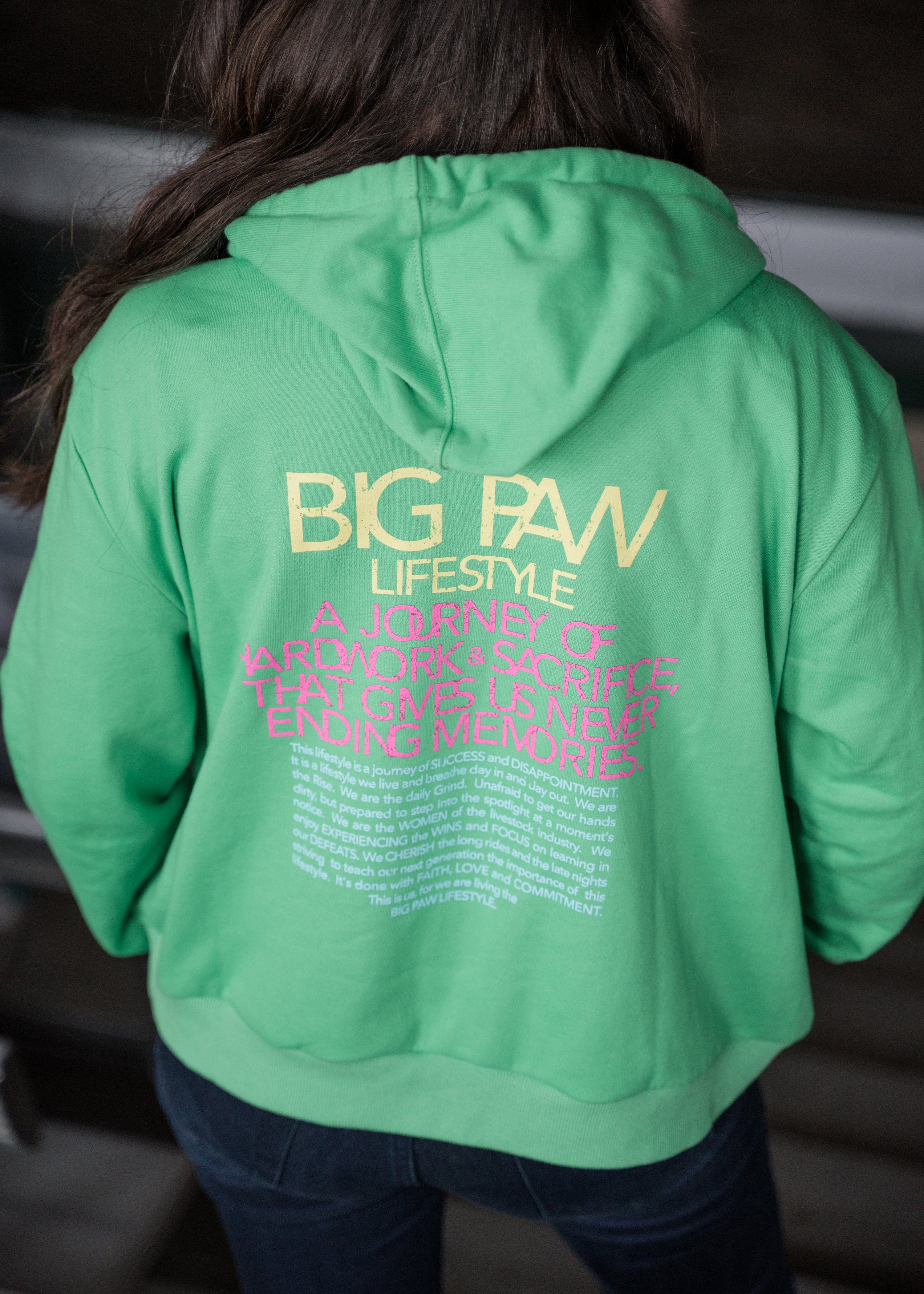 Ladies WE ARE BIG PAW Hoodie