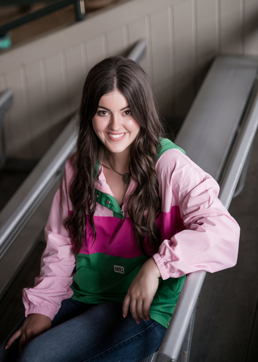 Ladies Color Block Anorak