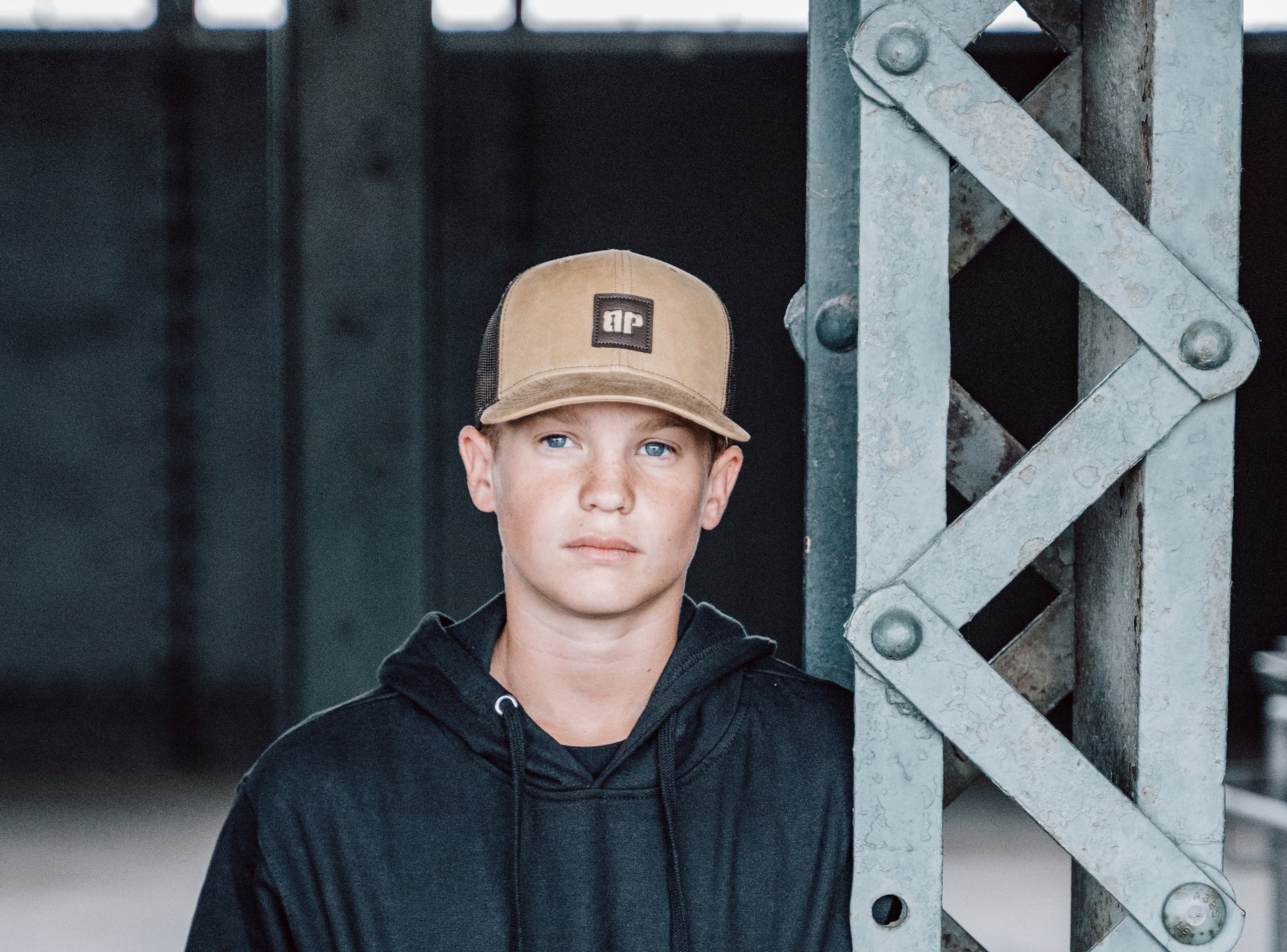 BP Leather Small Patch Hat