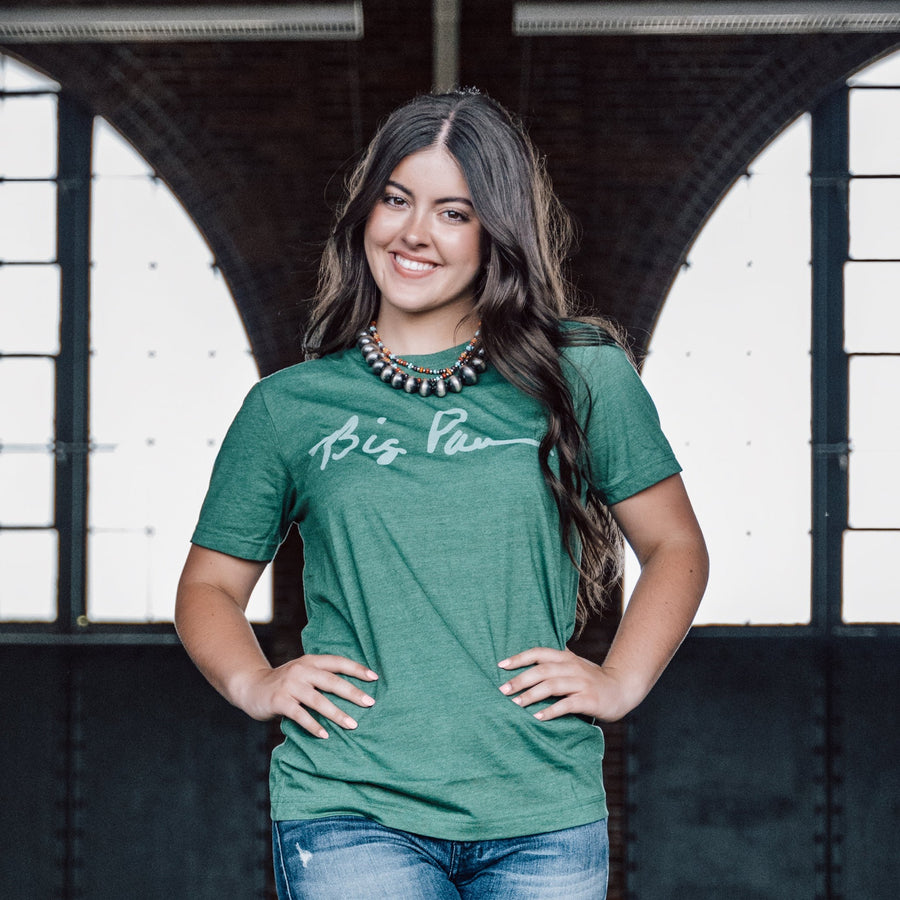 Signature T-Shirt in Heather Green