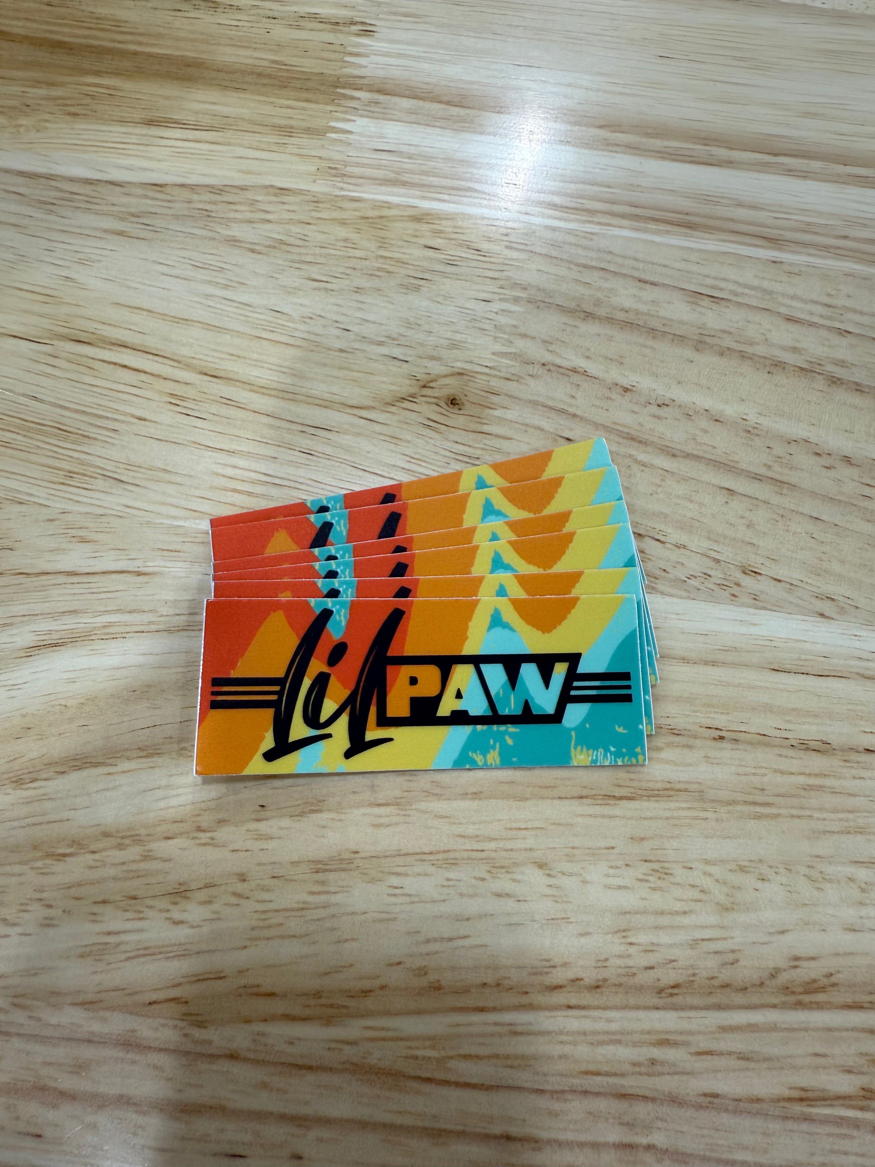 Lil Paw Rainbow Sticker