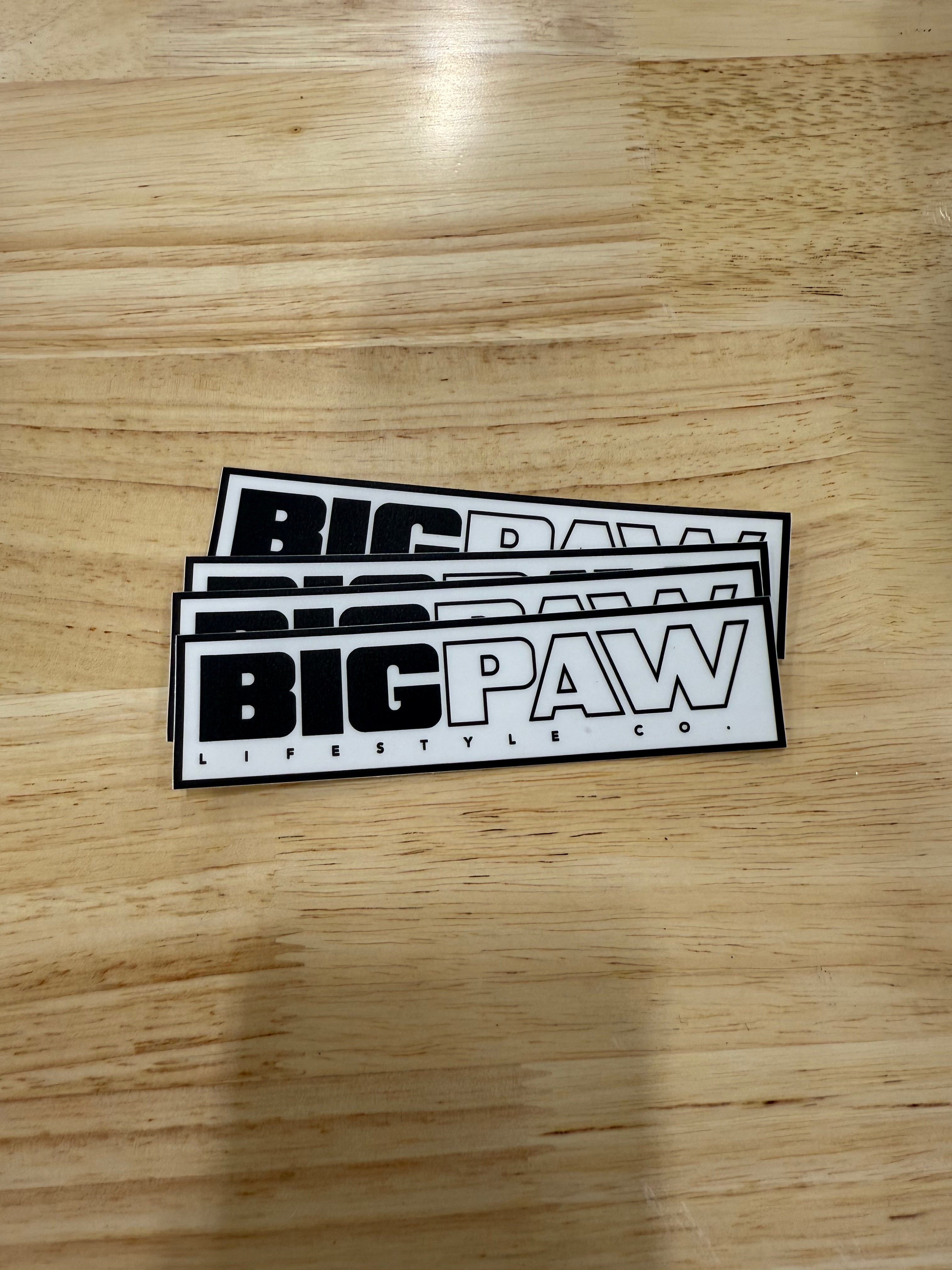 Big Paw Block Sticker