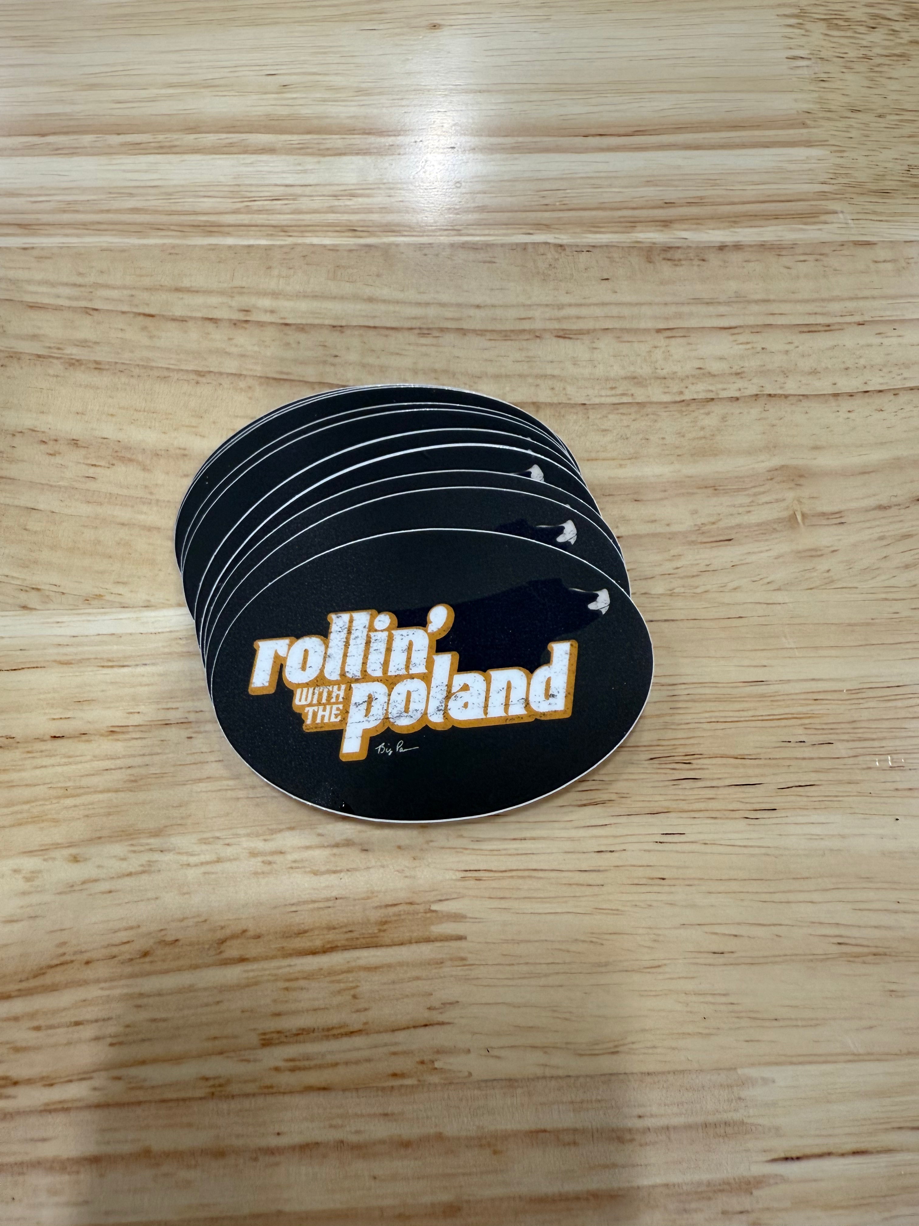 Rollin' with the Poland Sticker