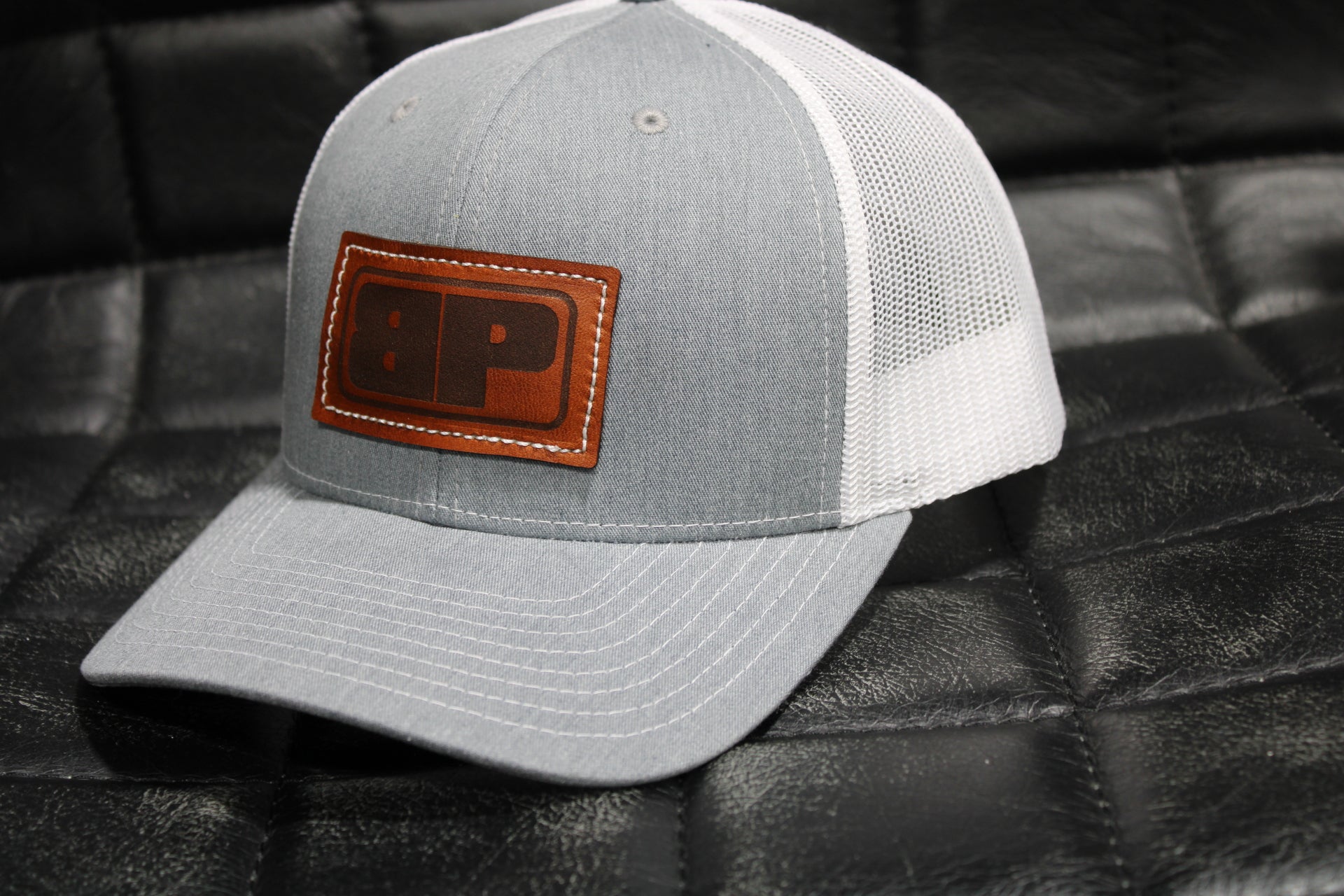 BP Leather Large Patch Hat