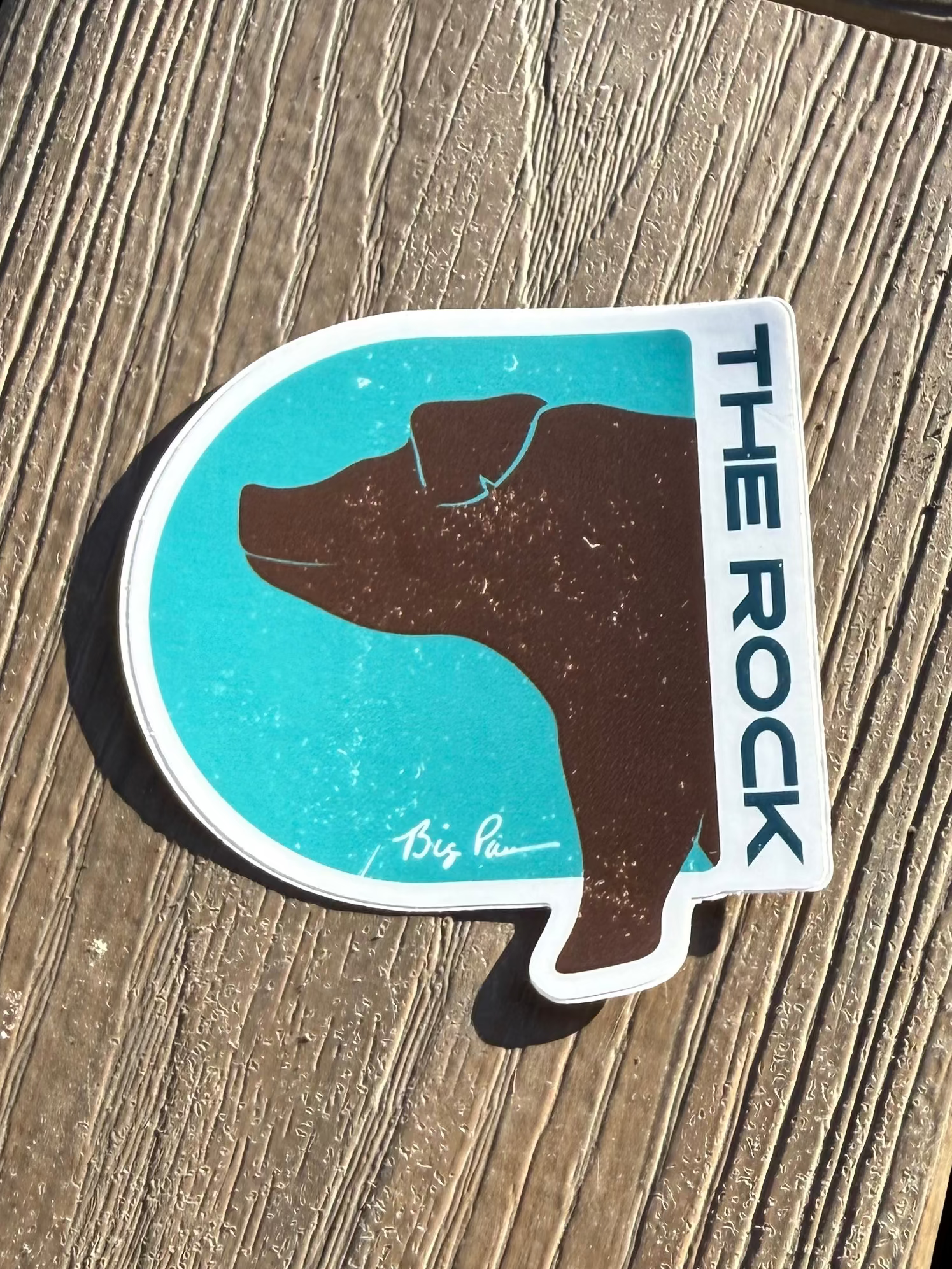 The Rock Sticker