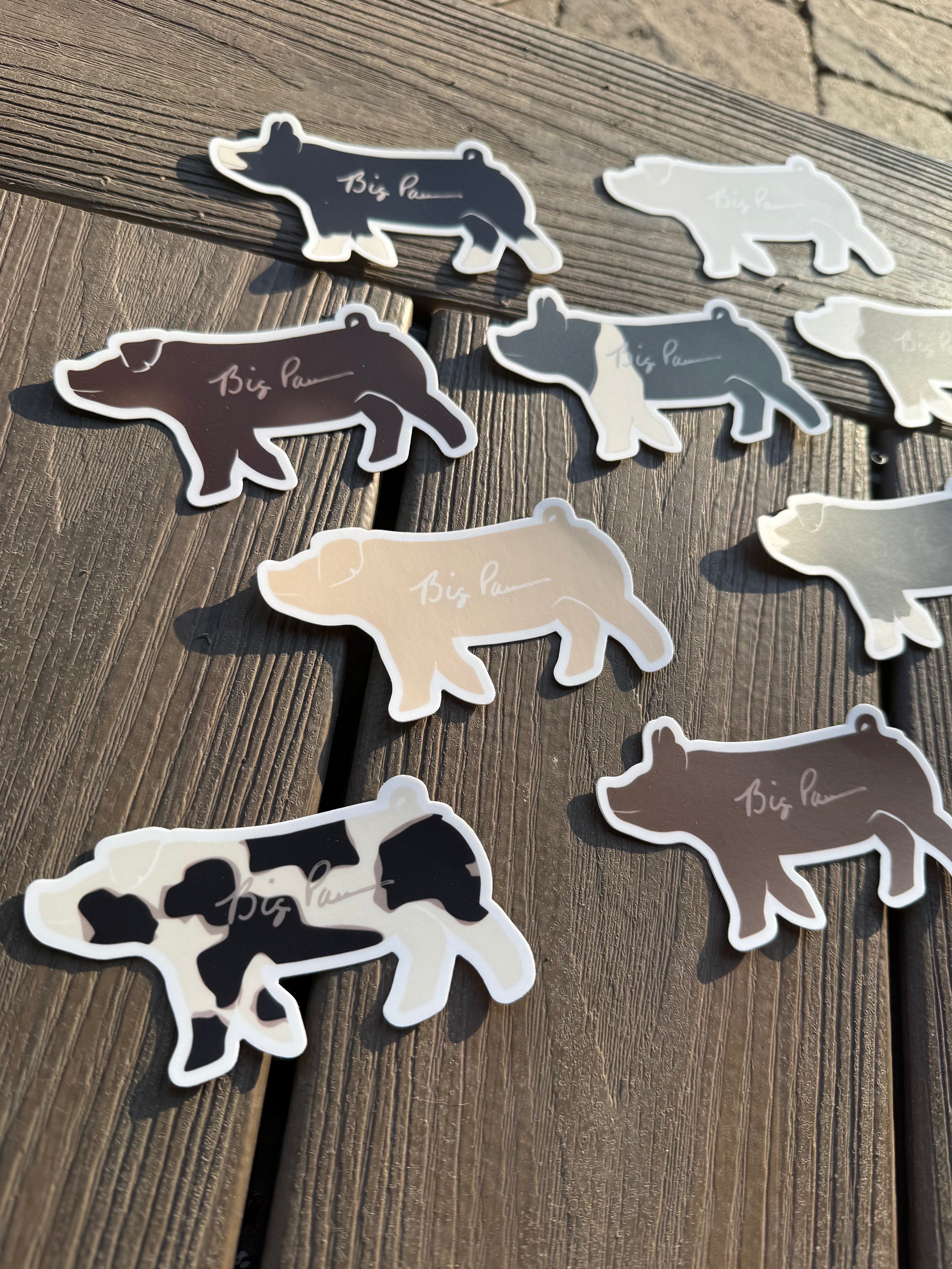 Pig Breed Stickers