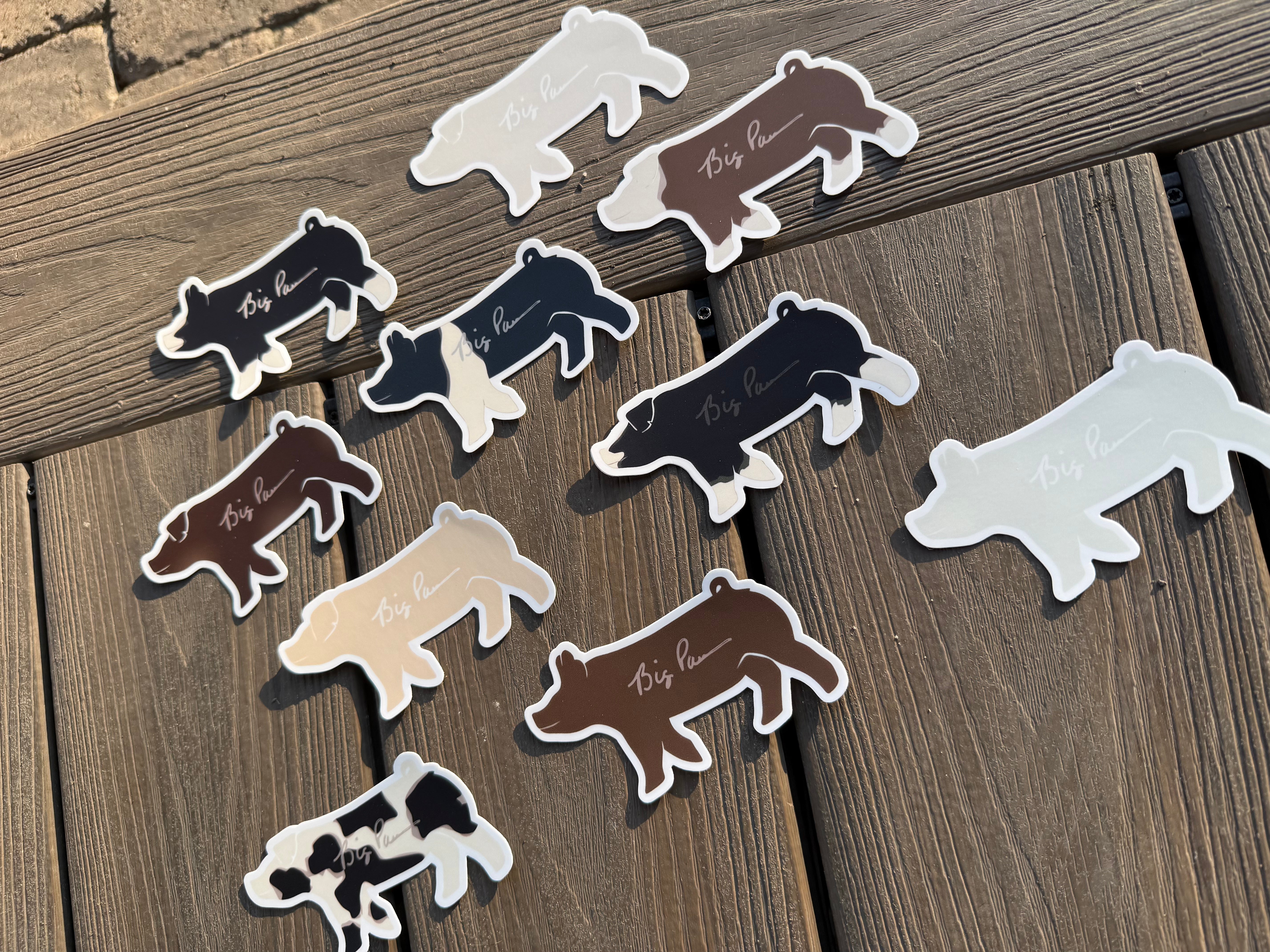 Pig Breed Stickers