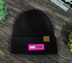 Big Paw Block Medium Patch Beanie