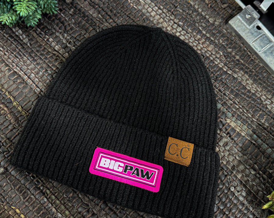 Big Paw Block Medium Patch Beanie