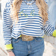 Load image into Gallery viewer, Big Paw Color Striped Crewneck
