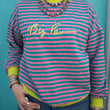 Load image into Gallery viewer, Big Paw Color Striped Crewneck
