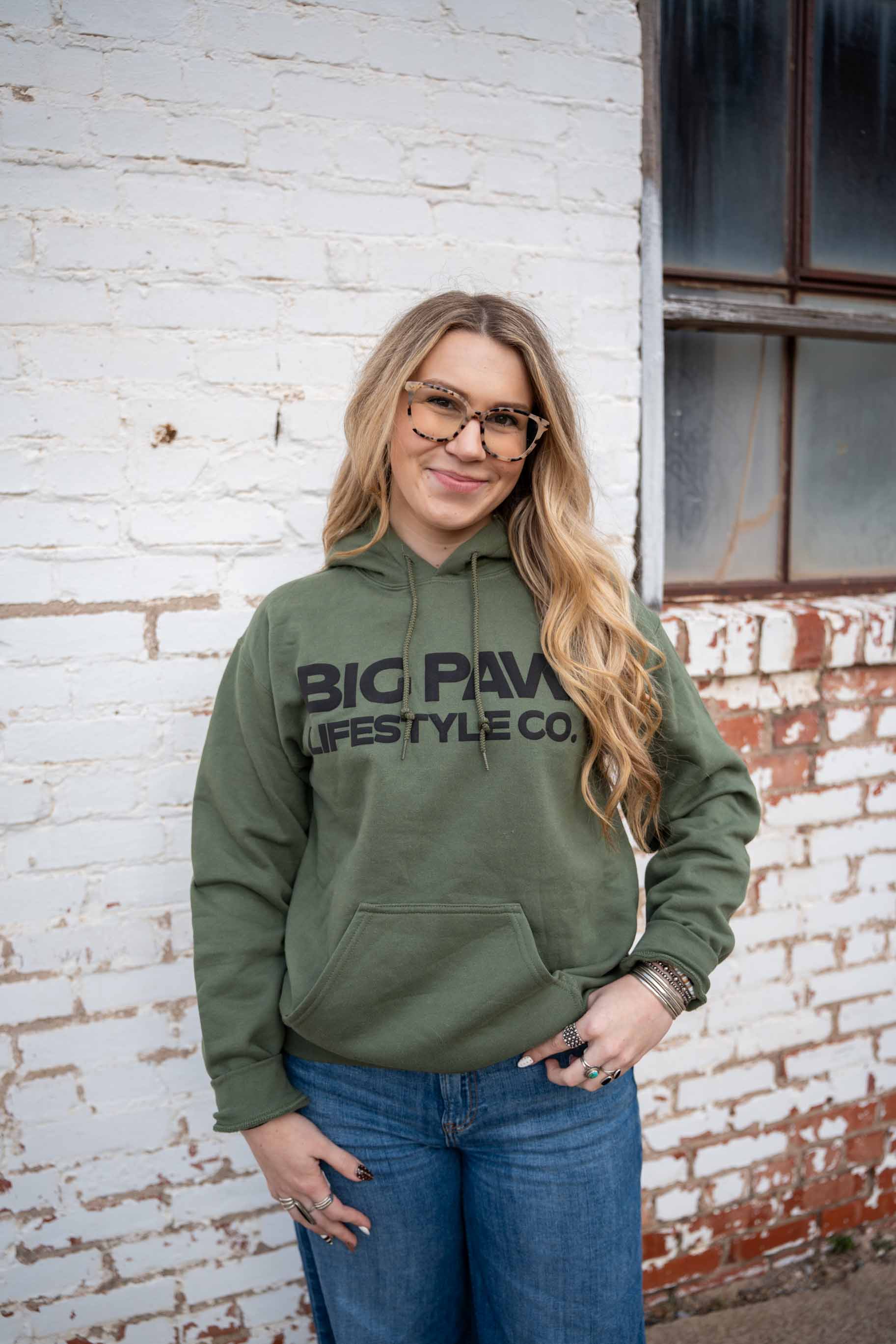 Puff Print Midweight Hoodie