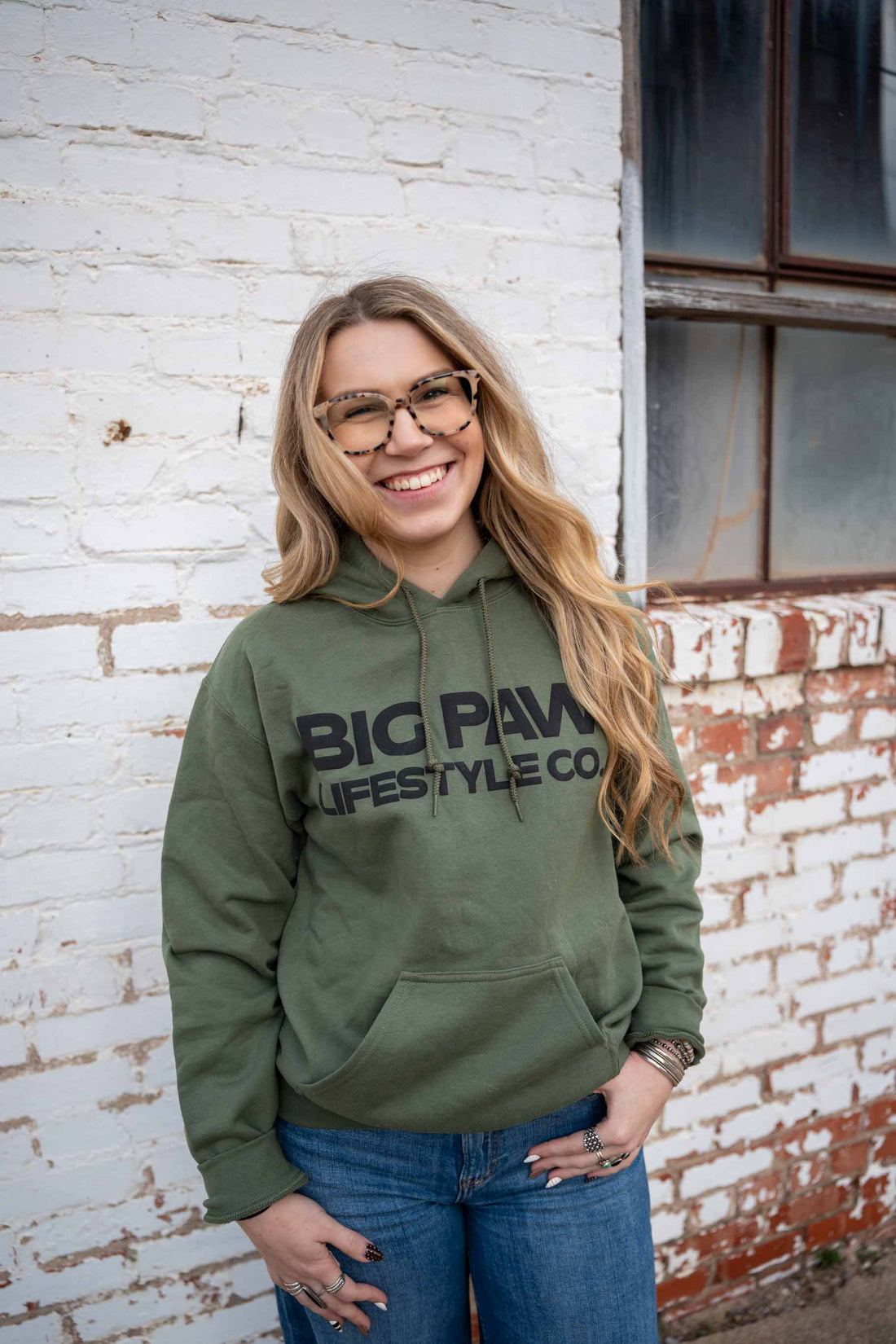 Puff Print Midweight Hoodie