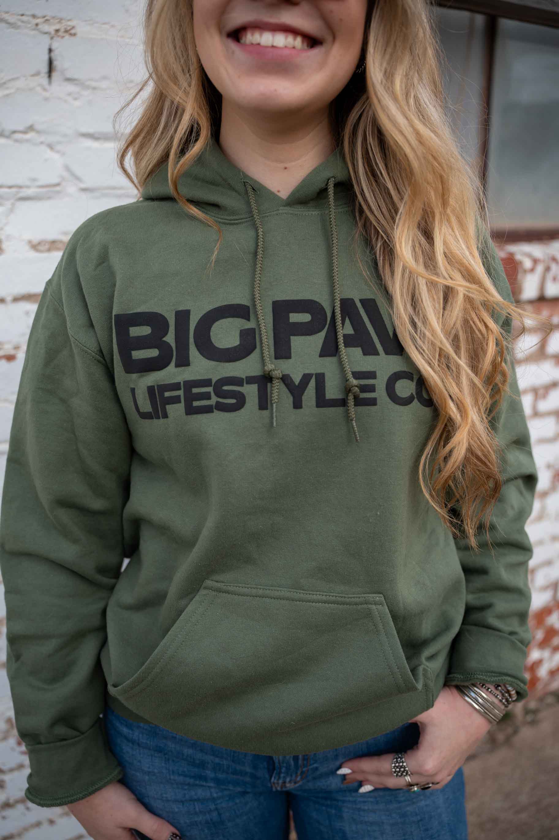 Puff Print Midweight Hoodie