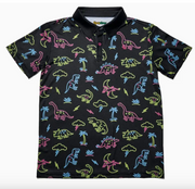 The Glowing Dino Golf Shirt