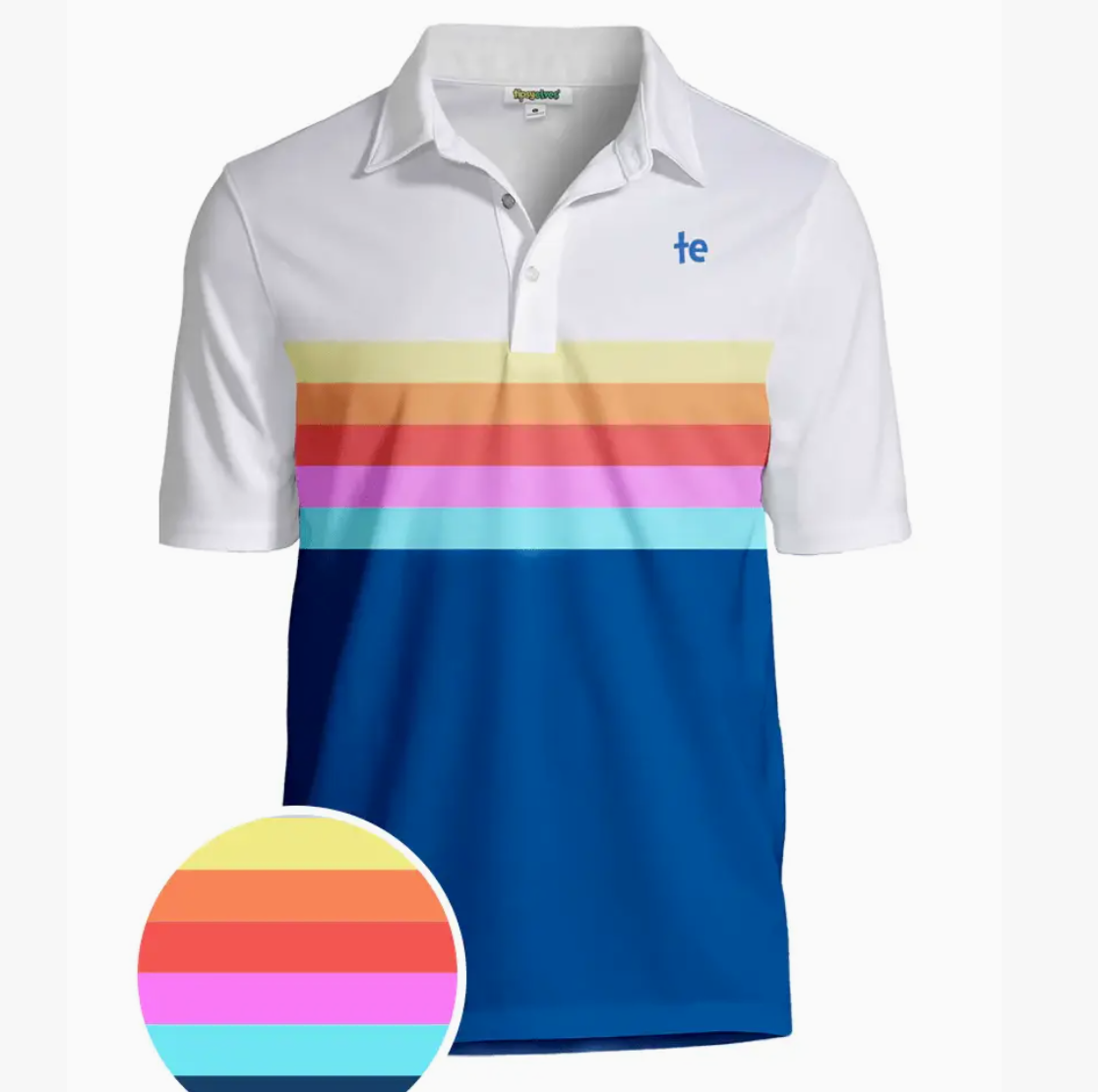 The Summer Sunset Golf Shirt