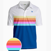The Summer Sunset Golf Shirt