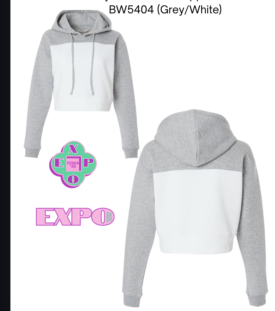 The Expo Cropped Hoodie