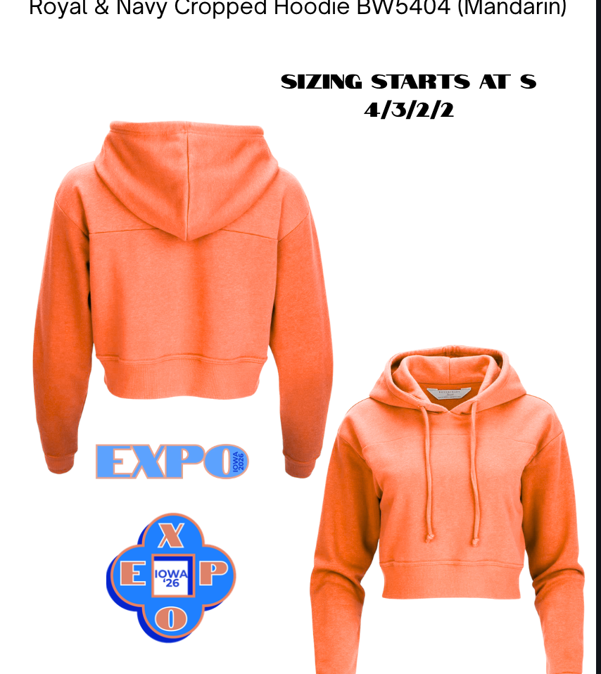 The Expo Cropped Hoodie