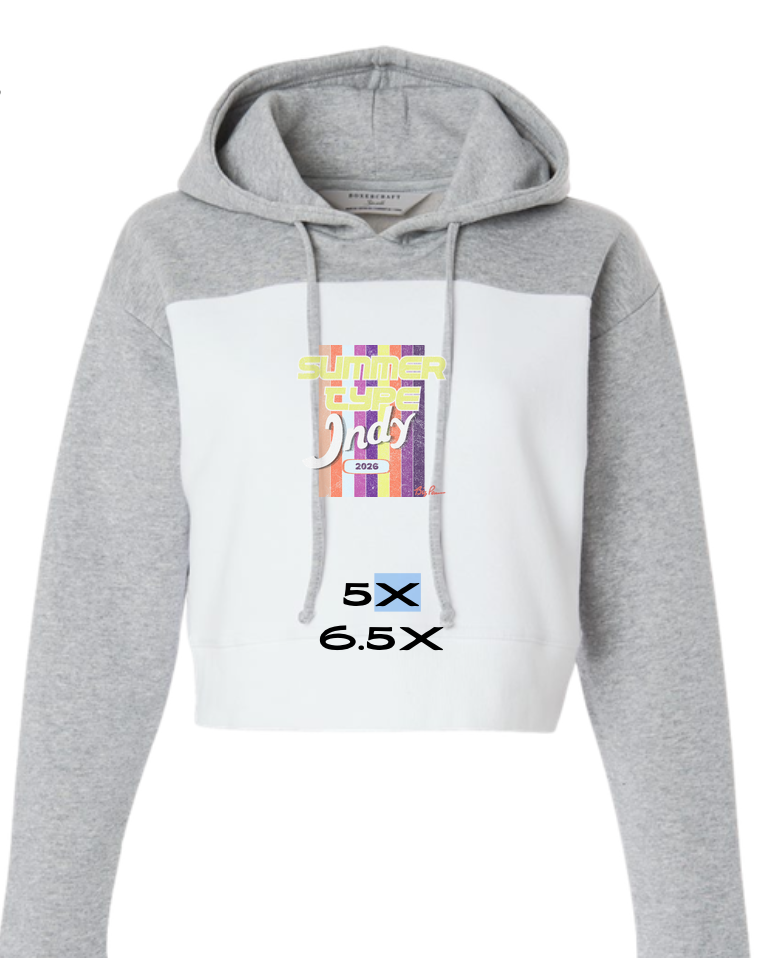 The Summer Type Cropped Hoodie
