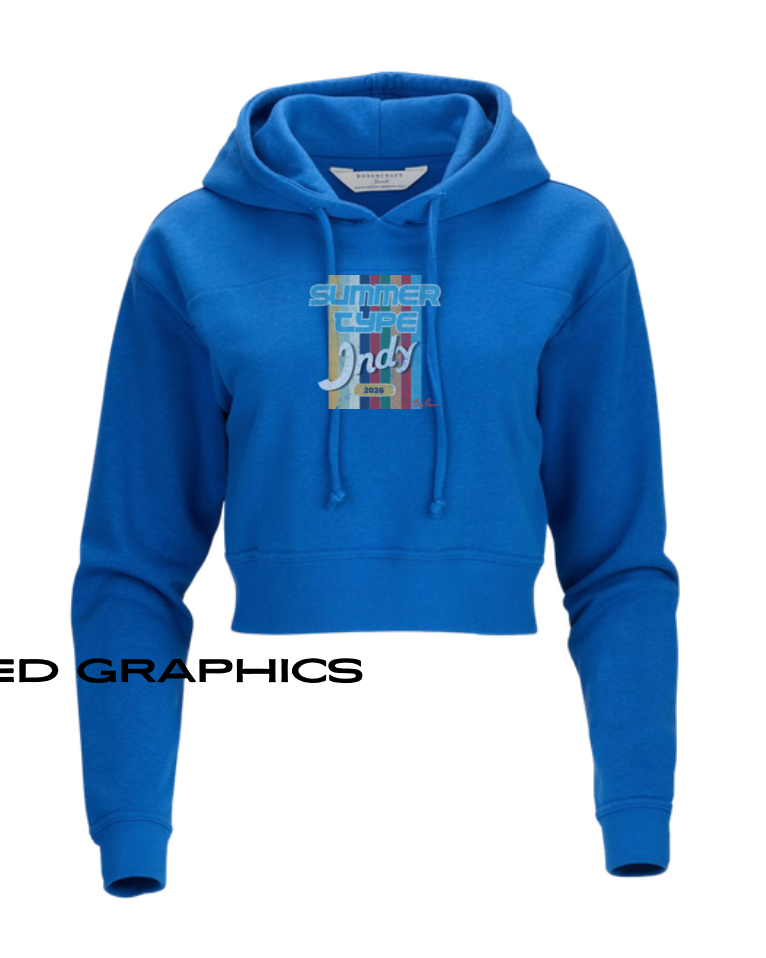 The Summer Type Cropped Hoodie