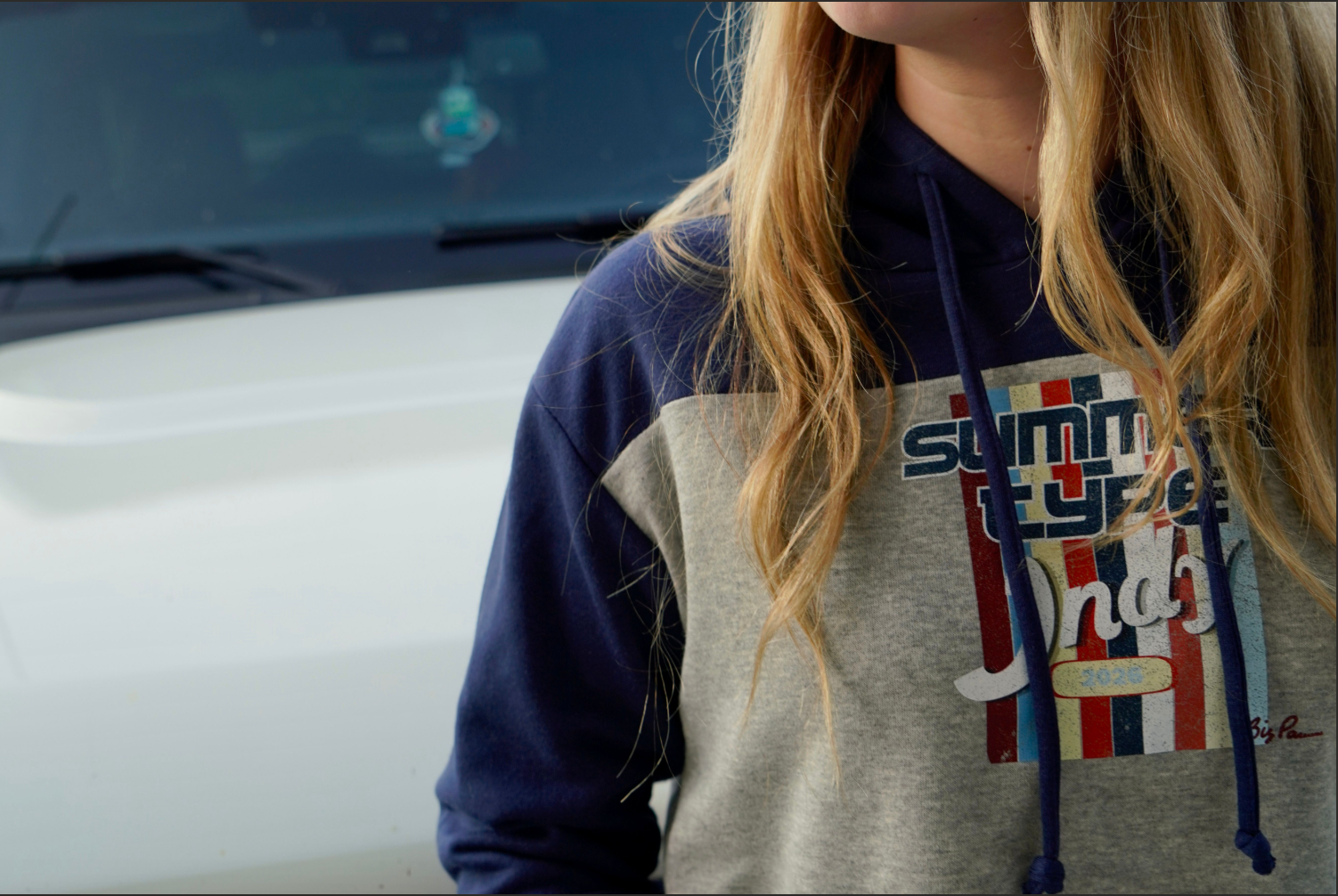 The Summer Type Cropped Hoodie