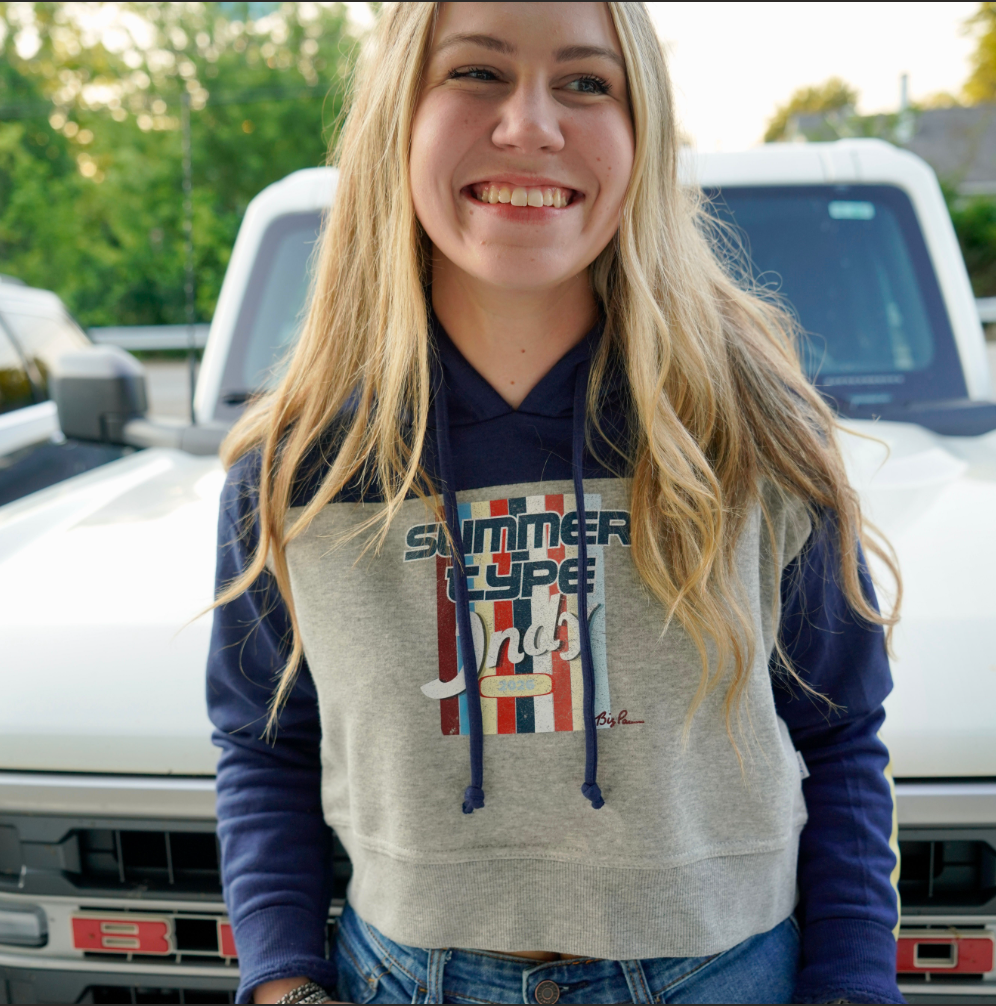 The Summer Type Cropped Hoodie