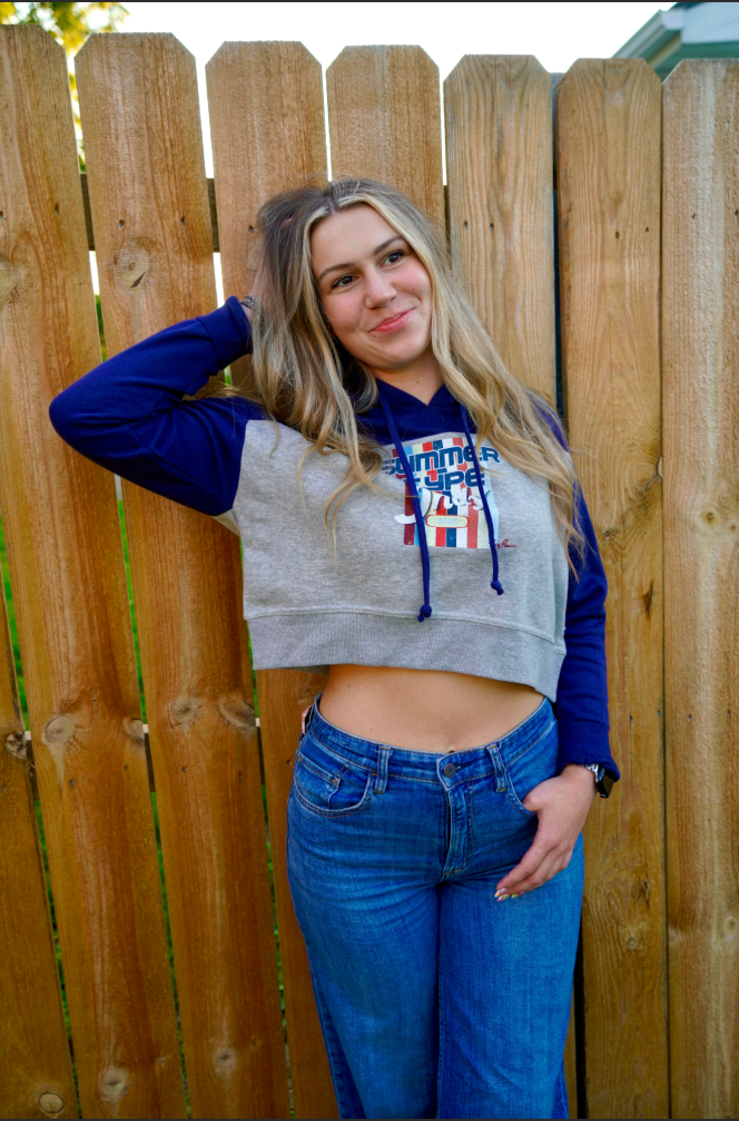 The Summer Type Cropped Hoodie