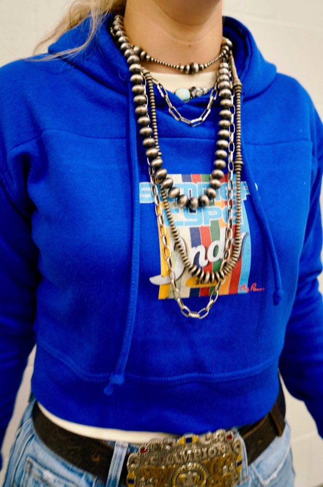 The Summer Type Cropped Hoodie