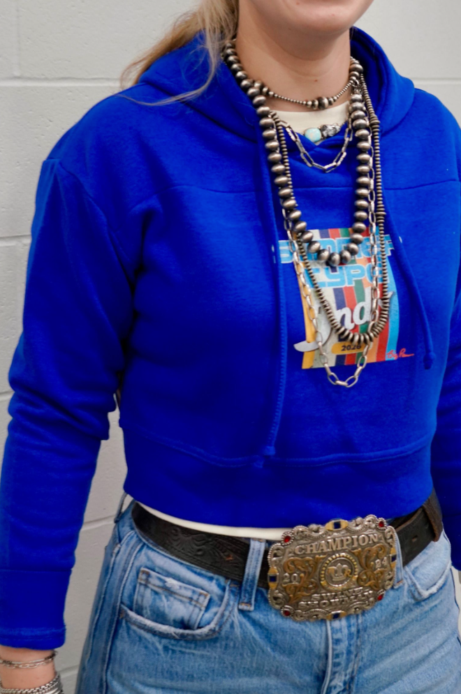 The Summer Type Cropped Hoodie