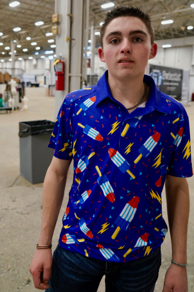The Bomb Pop Golf Shirt