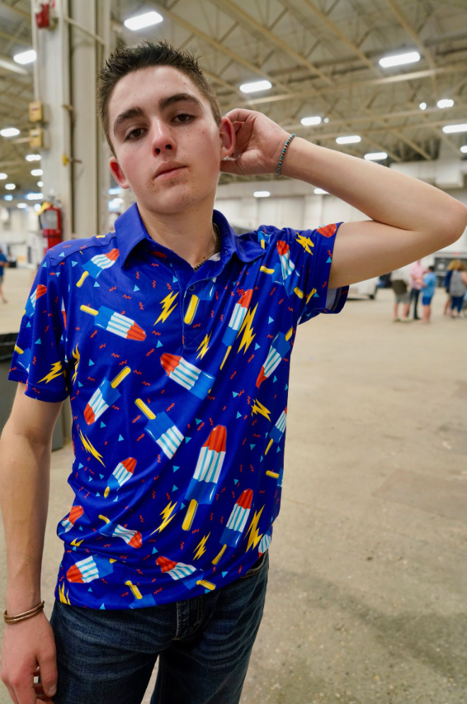 The Bomb Pop Golf Shirt