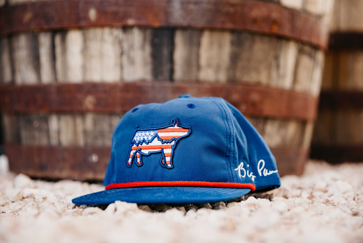 All-American Pig Embroided Hat