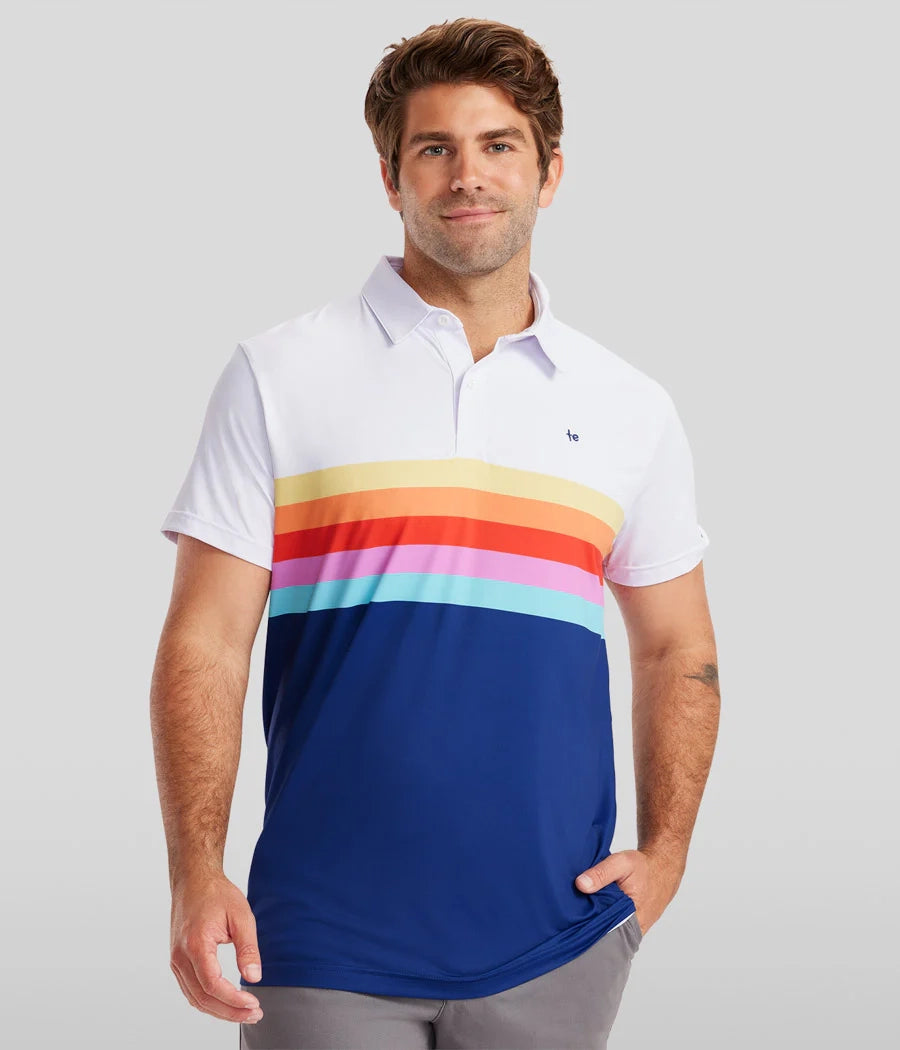The Summer Sunset Golf Shirt