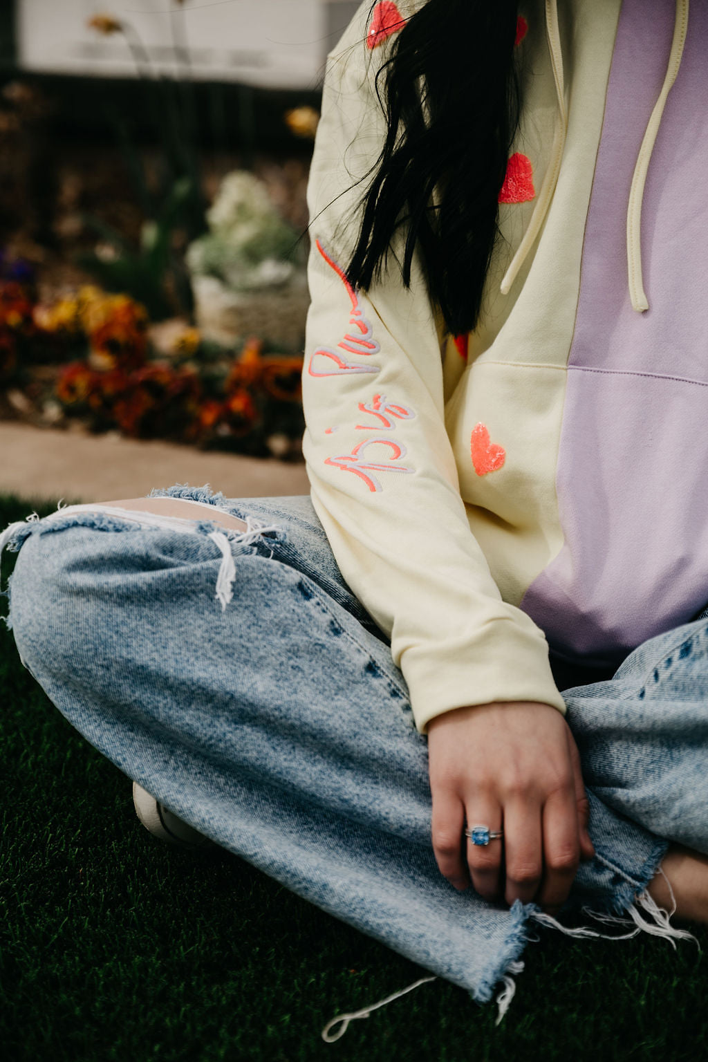 Pastel Split Hoodie