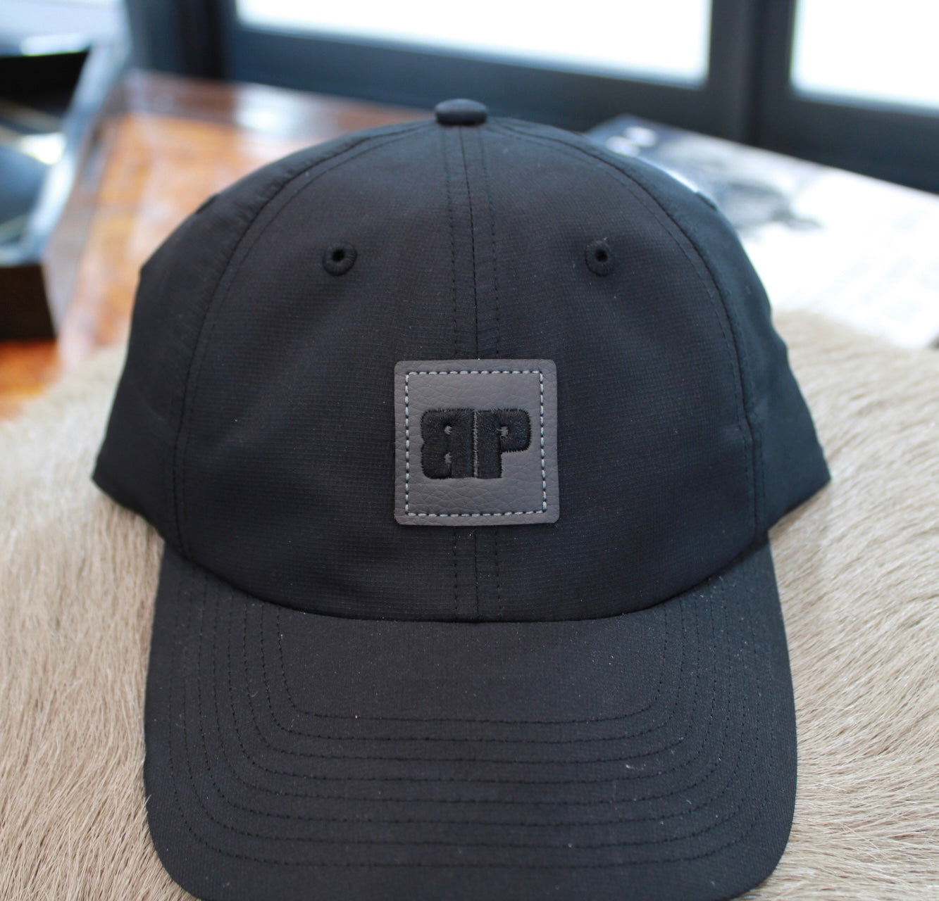 BP Leather Small Patch Hat