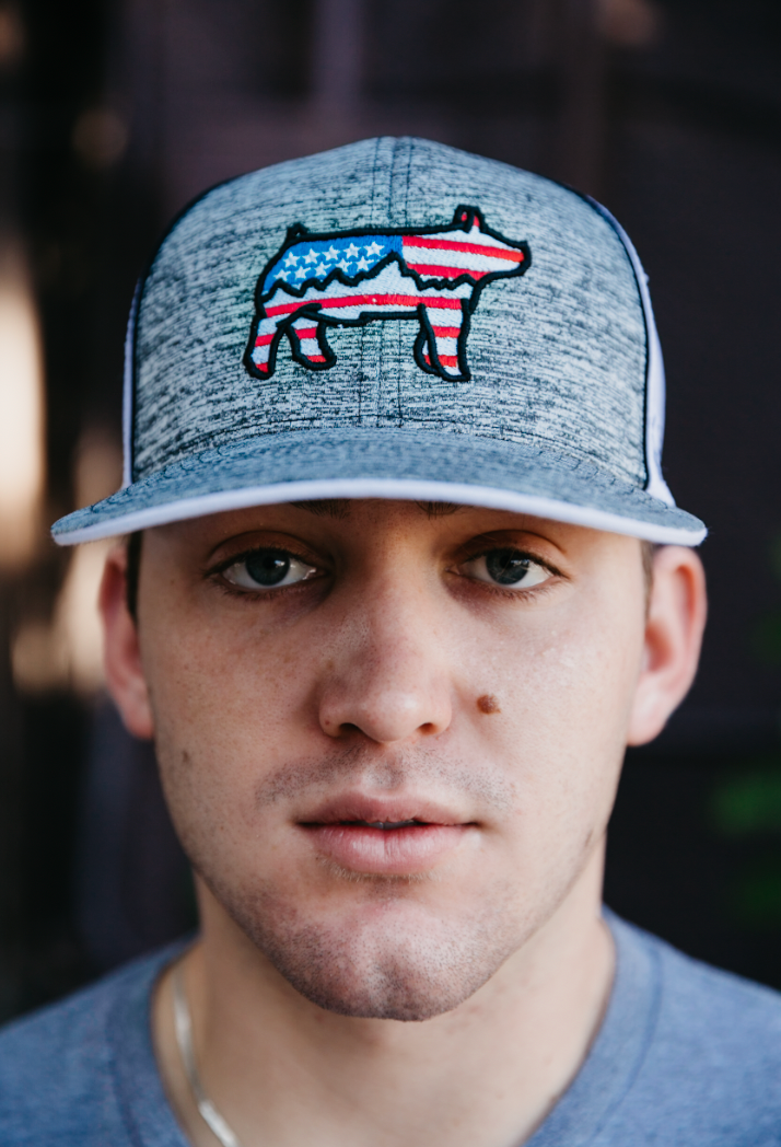 All-American Pig Embroided Hat
