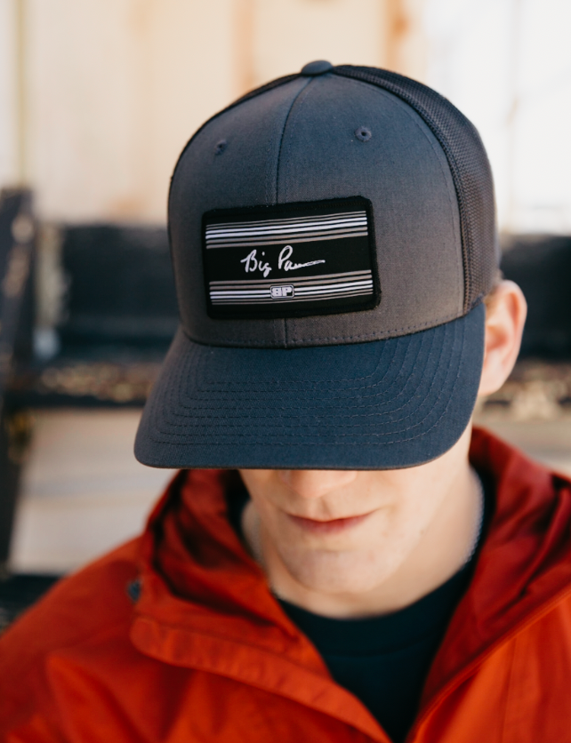 BP Script Silver Line Patch Hat