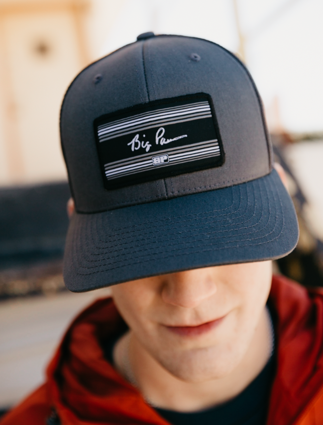 BP Script Silver Line Patch Hat