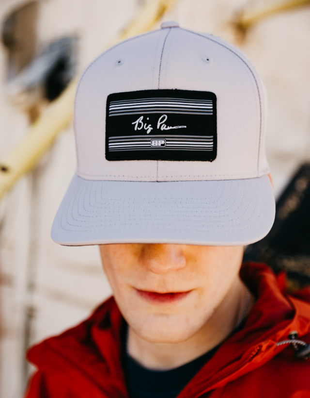 BP Script Silver Line Patch Hat