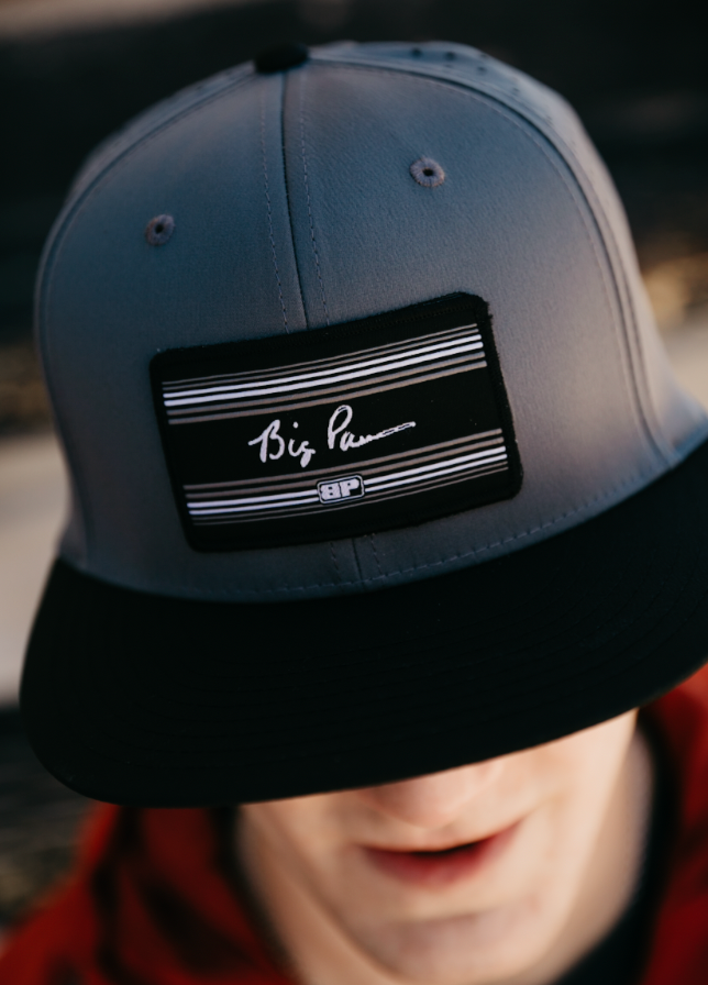 BP Script Silver Line Patch Hat