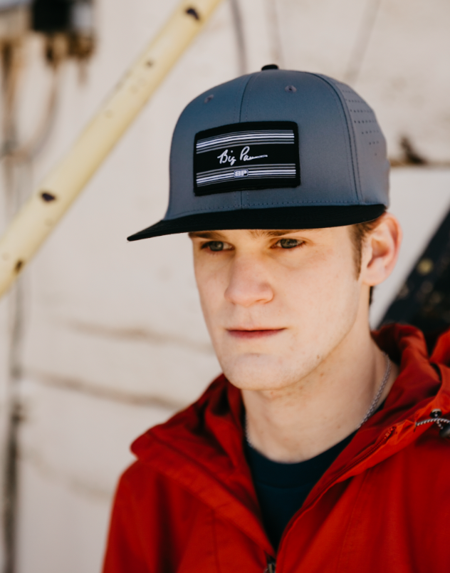 BP Script Silver Line Patch Hat